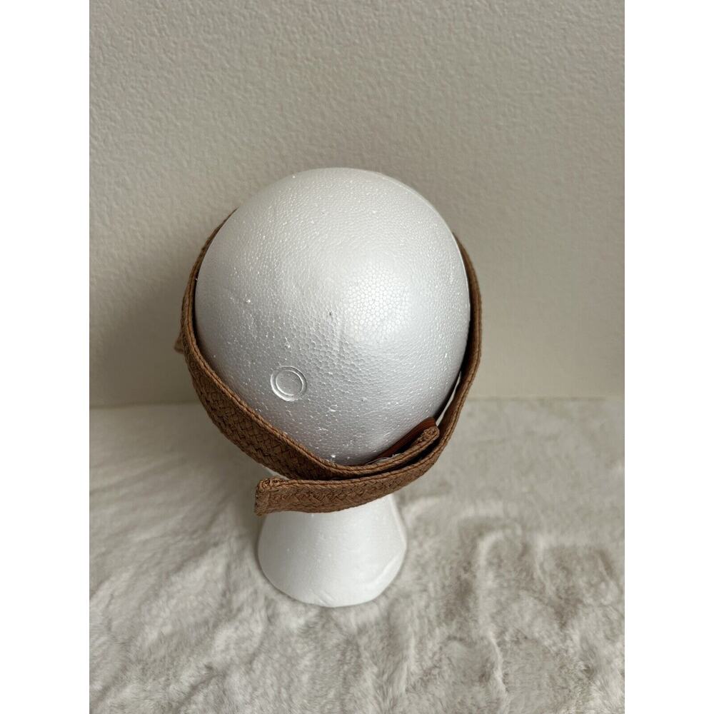 Madewell Womens Packabale Visor Hat Straw Brown Adjustable Beach One Size - Picture 7 of 10